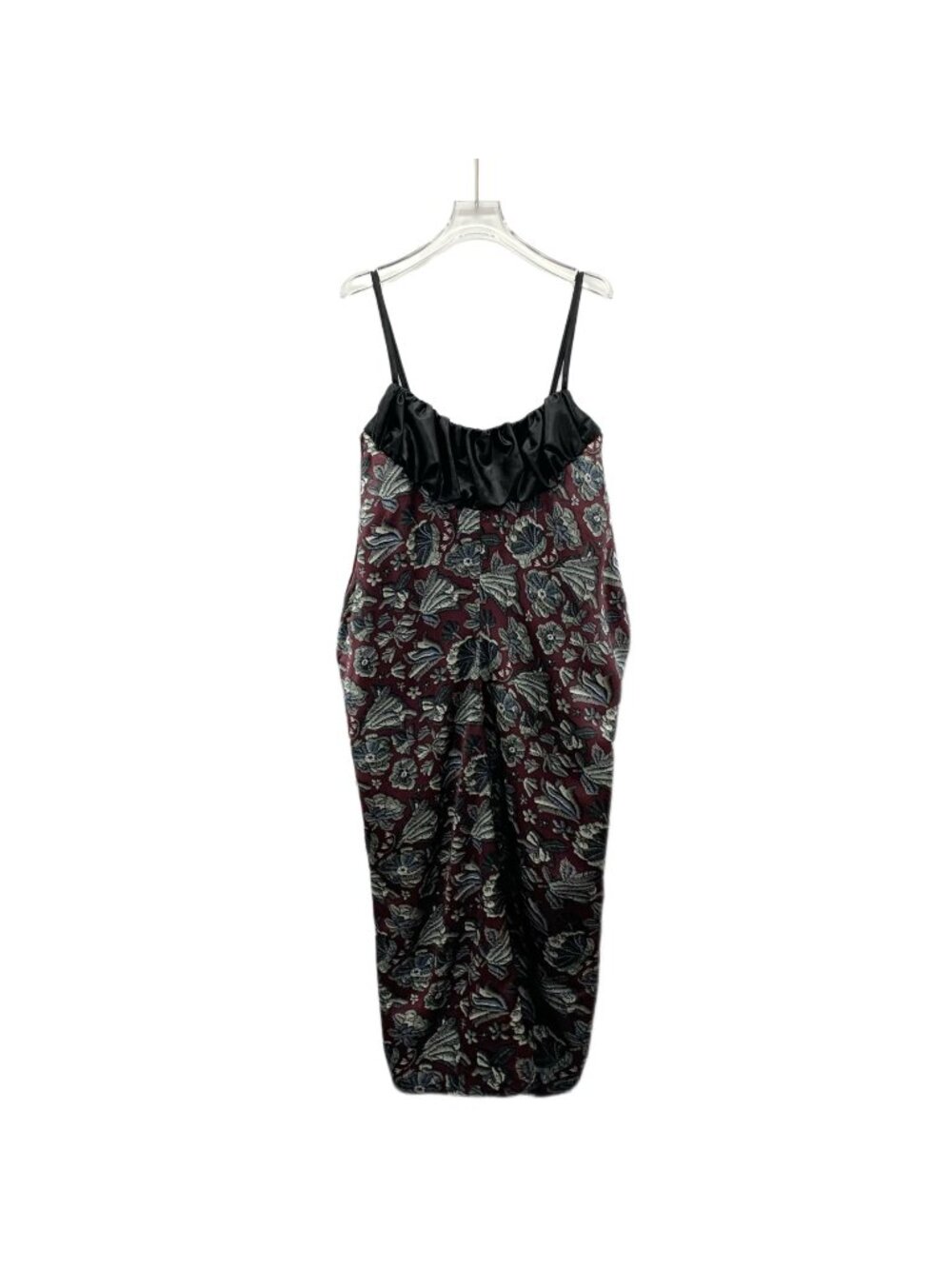 Louis Vuitton 2023 Color-Block Floral Embroidered Slip Dress